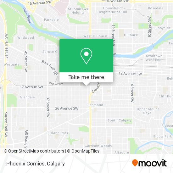 Phoenix Comics map