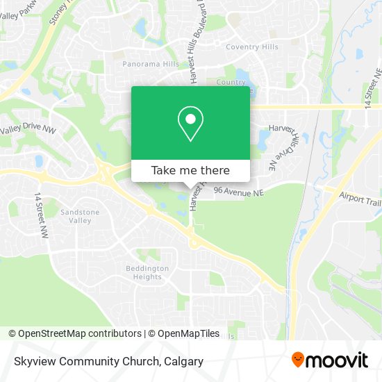 Skyview Community Church map