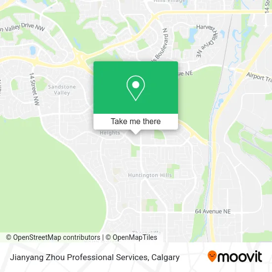 Jianyang Zhou Professional Services map