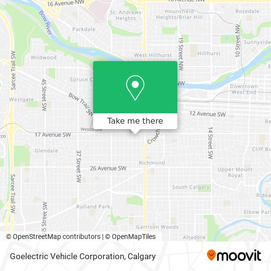 Goelectric Vehicle Corporation map