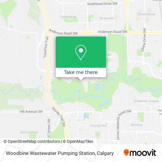 Woodbine Wastewater Pumping Station plan