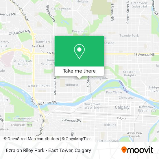 Ezra on Riley Park - East Tower map