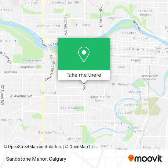 Sandstone Manor map