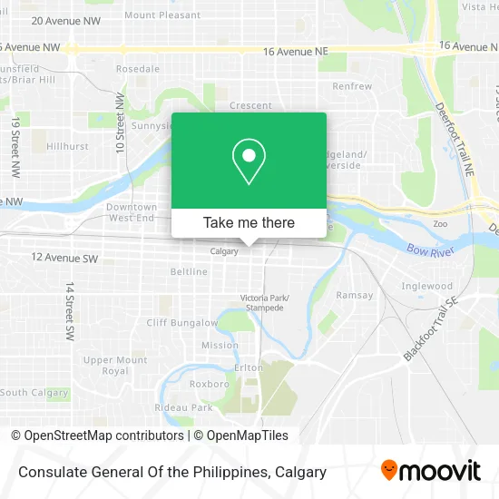 Consulate General Of the Philippines map