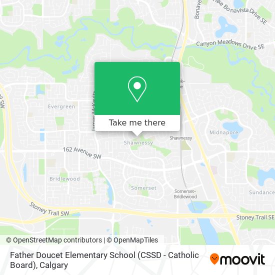 Father Doucet Elementary School (CSSD - Catholic Board) plan