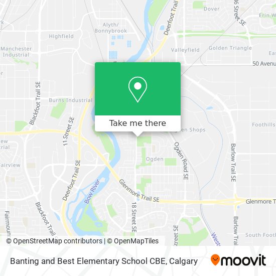 Banting and Best Elementary School CBE map