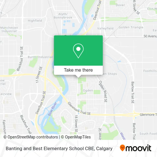 Banting and Best Elementary School CBE map