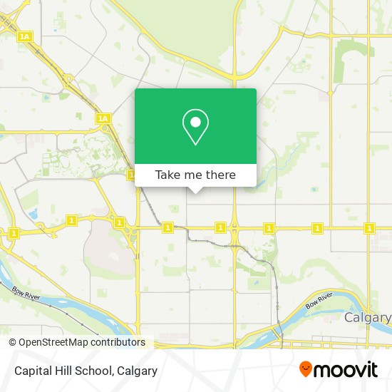 Capital Hill School map