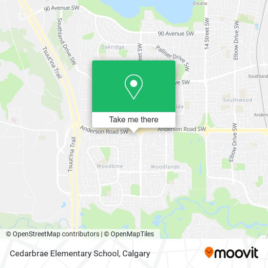 Cedarbrae Elementary School map