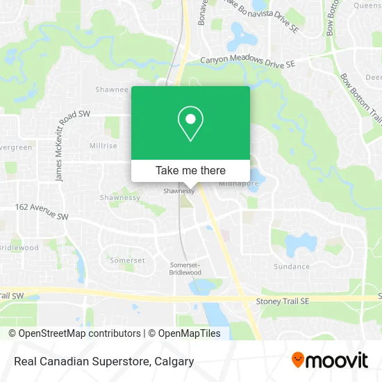 Real Canadian Superstore map