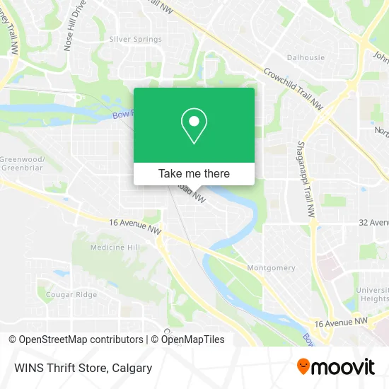 WINS Thrift Store map