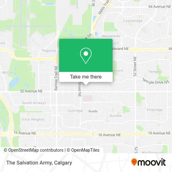 The Salvation Army map