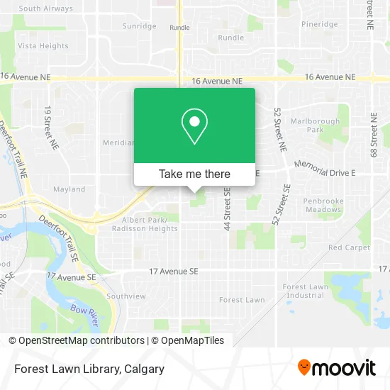Forest Lawn Library map