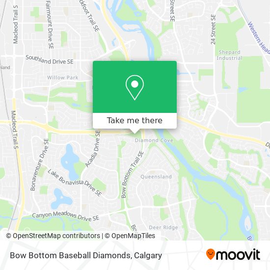 Bow Bottom Baseball Diamonds plan