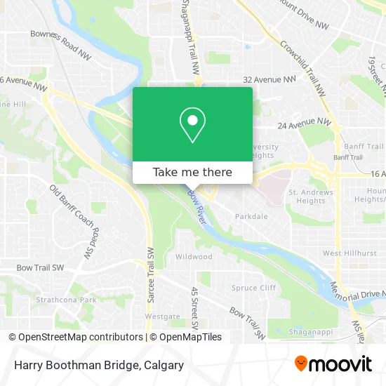 Harry Boothman Bridge map