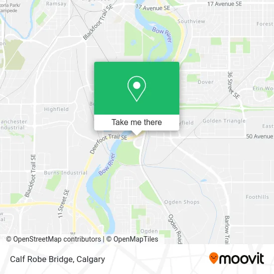 Calf Robe Bridge map