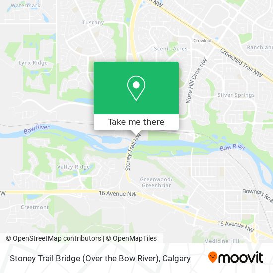 Stoney Trail Bridge (Over the Bow River) plan