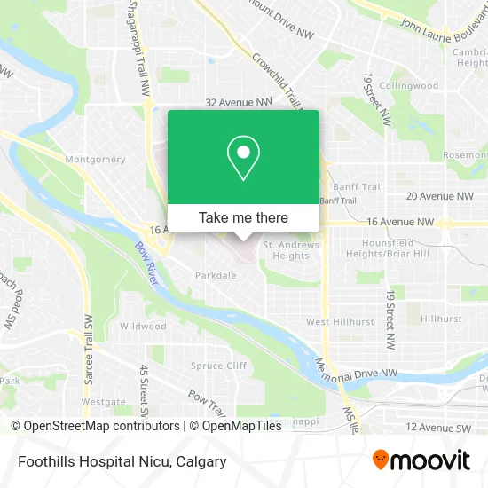 Foothills Hospital Nicu plan