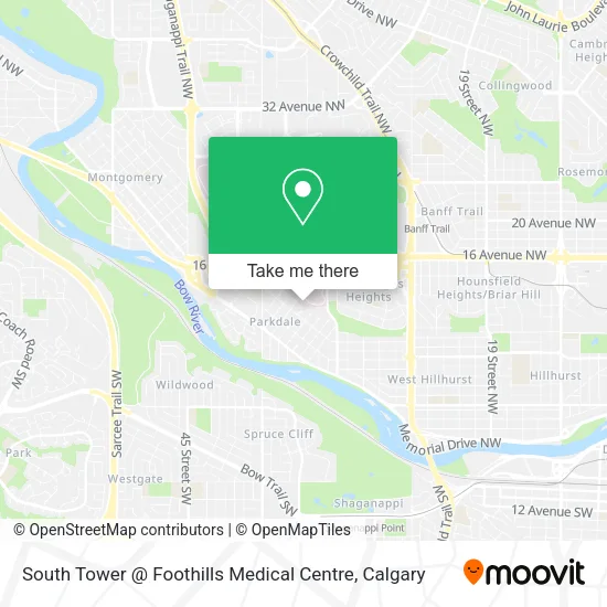 South Tower @ Foothills Medical Centre map
