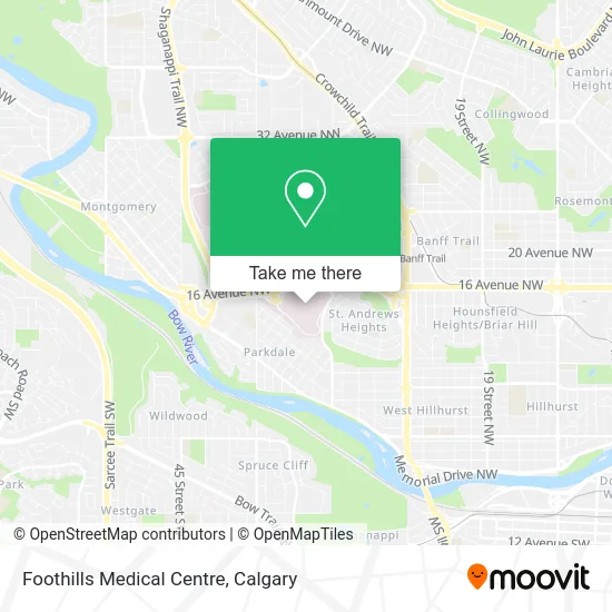 Foothills Medical Centre plan