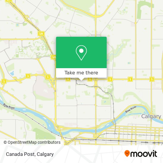 Canada Post map