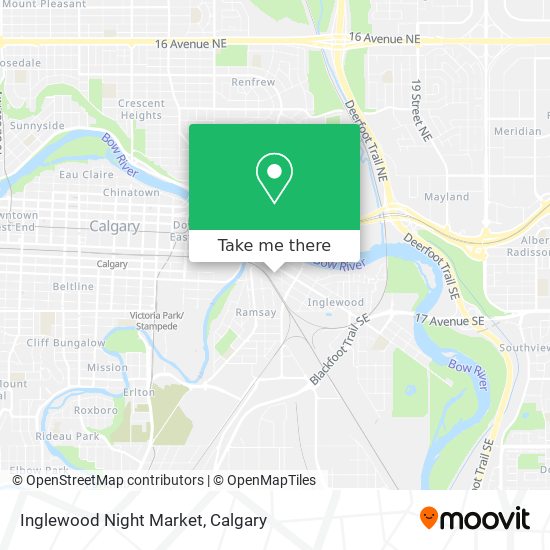Inglewood Night Market map