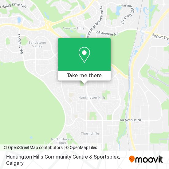 Huntington Hills Community Centre & Sportsplex map