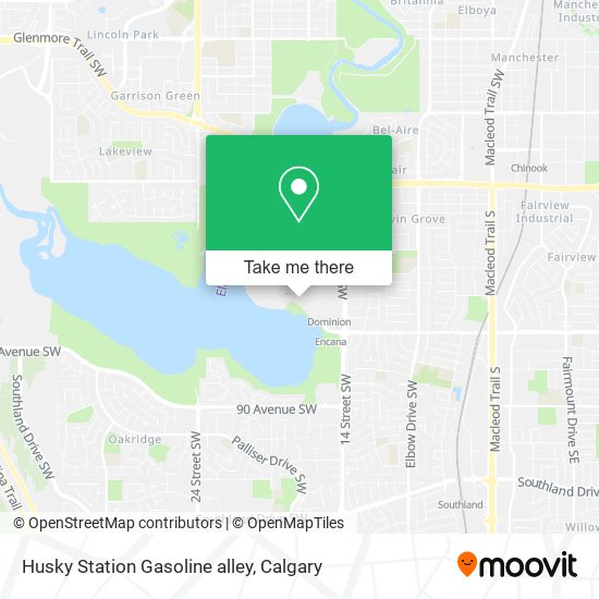 Husky Station Gasoline alley map