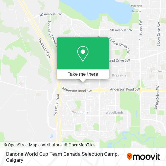 Danone World Cup Team Canada Selection Camp map