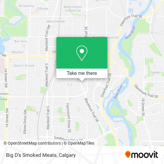 Big D's Smoked Meats map