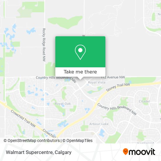 Walmart Supercentre map