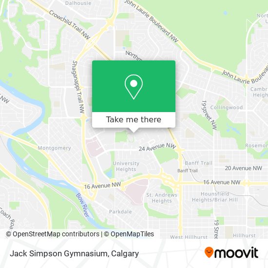 Jack Simpson Gymnasium map