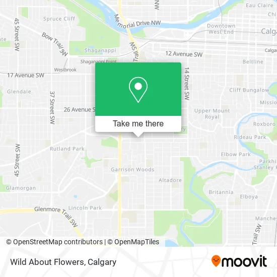 Wild About Flowers map