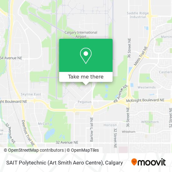 SAIT Polytechnic (Art Smith Aero Centre) map