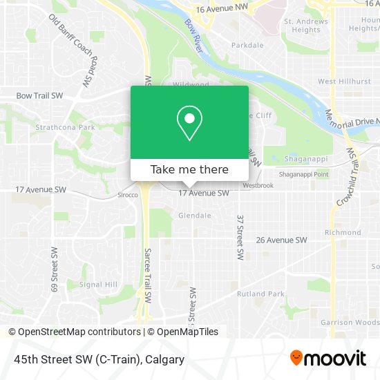45th Street SW (C-Train) plan