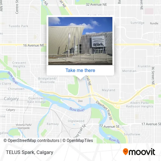 TELUS Spark map