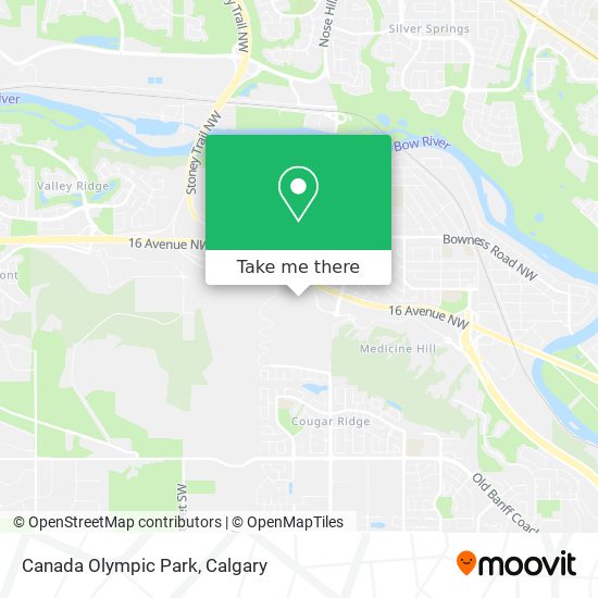 Canada Olympic Park map