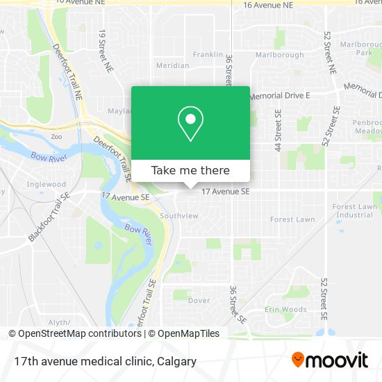 17th avenue medical clinic map