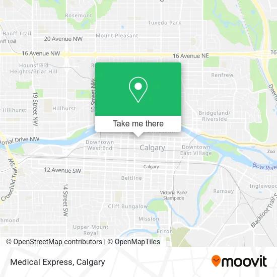 Medical Express map