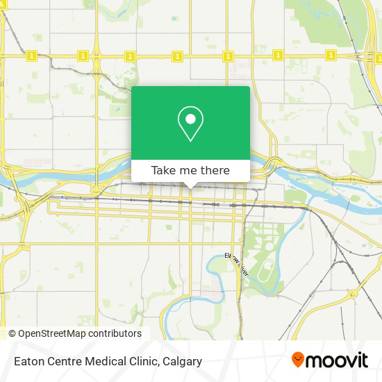 Eaton Centre Medical Clinic map