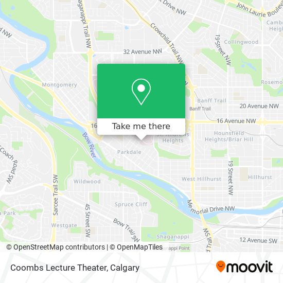Coombs Lecture Theater map