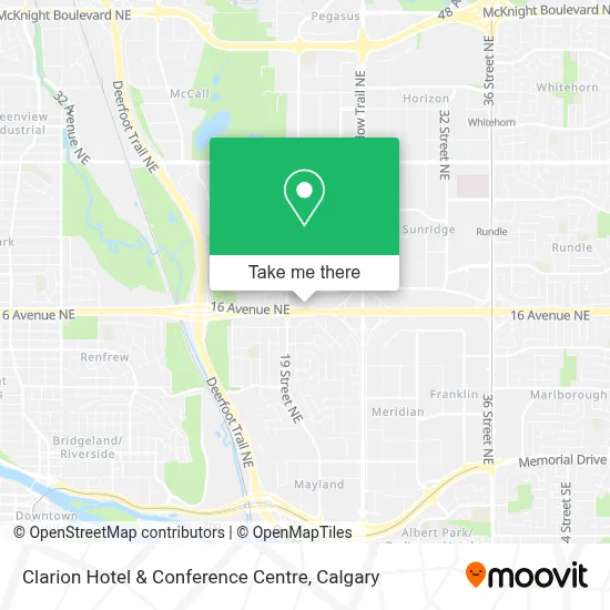 Clarion Hotel & Conference Centre map