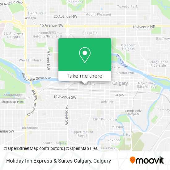 Holiday Inn Express & Suites Calgary plan