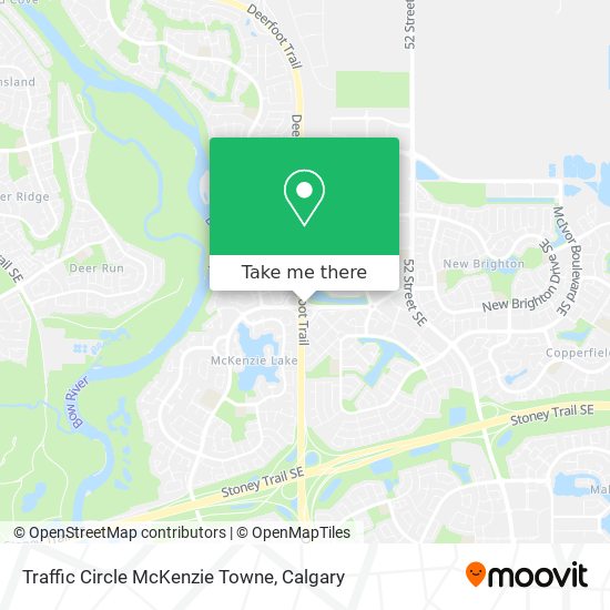 Traffic Circle McKenzie Towne map