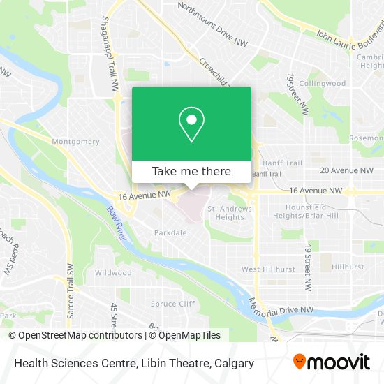 Health Sciences Centre, Libin Theatre map