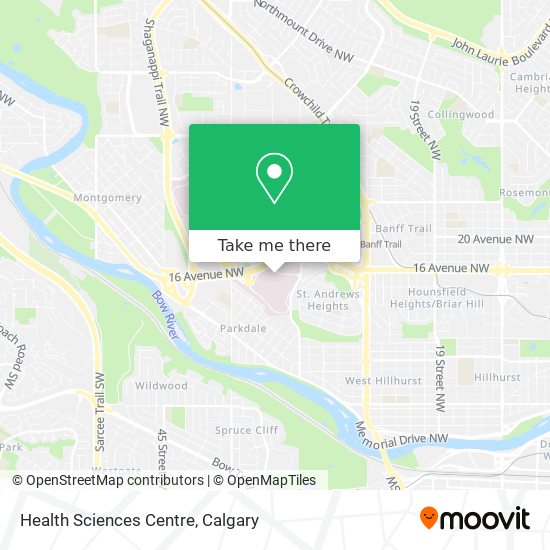 Health Sciences Centre map