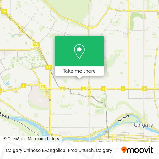 Calgary Chinese Evangelical Free Church map