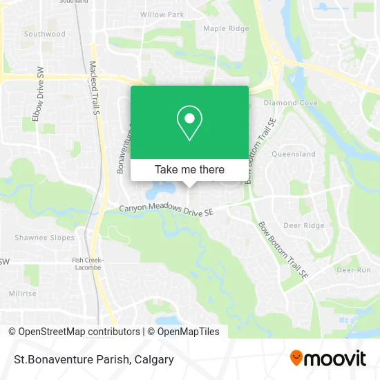 St.Bonaventure Parish map