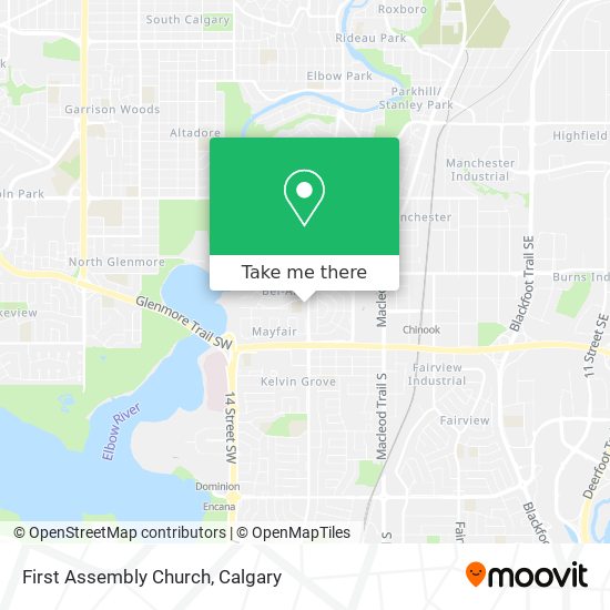 First Assembly Church map