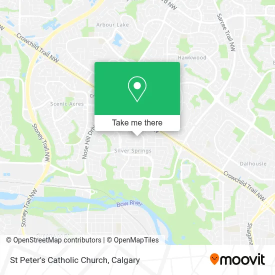 St Peter's Catholic Church map